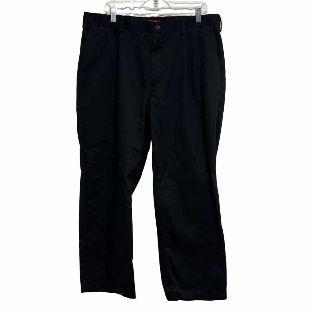 Merona Men’s 38x30 Black Cotton Dress Pants Business Casual Office